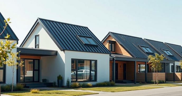 Coberturas de casas com estruturas metálicas: vantagens e designs inovadores