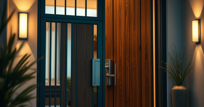 Porta blindada residencial preço: segurança e elegância