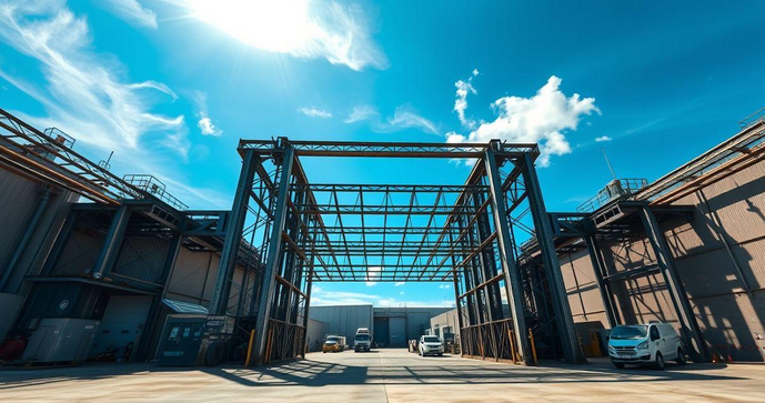 Portão Industrial: Segurança e Eficiência em Ação