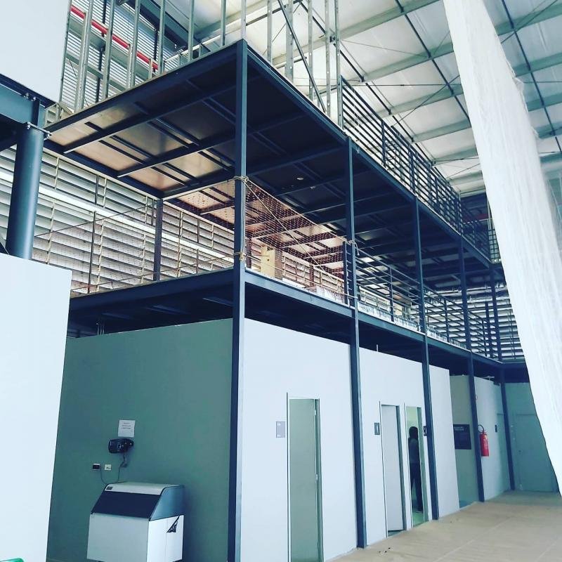 Mezanino metálico preço m2