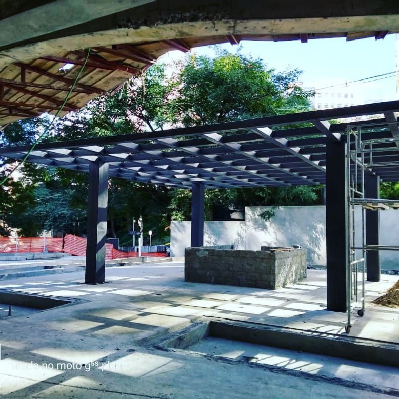 Pergolado metalico sorocaba